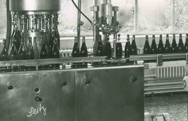 The first bottling line